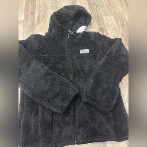 Kids Eddie Bauer Full Zip Ultra Soft Jacket NWT Size L-14 MSRP $50 Black
